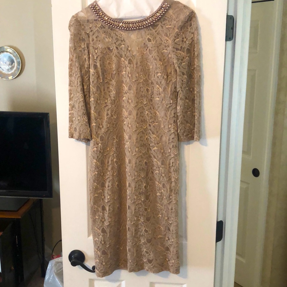 Formal dress beading and gems